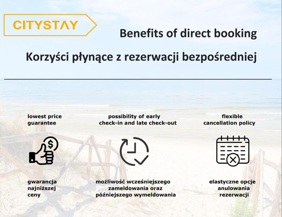 Citystay Abrahama Gdynia Apartment Luaran gambar